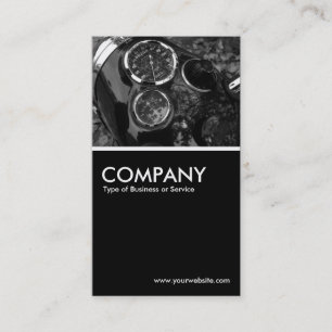 Cartão De Visita Calibres clássicos da motocicleta