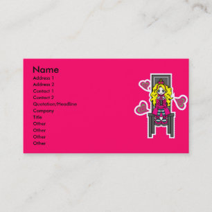 Cartão De Visita Call_Me_Queen