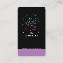 Cartão De Visita Calor de Energia/ Intuitivo/ Reiki/ Tarot/ Esotern