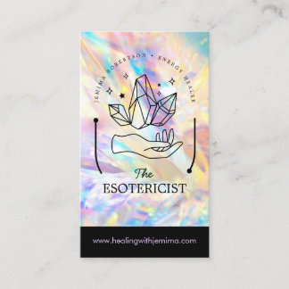 Cartão De Visita Calor de Energia/ Intuitivo/ Reiki/ Tarot/ Esotern