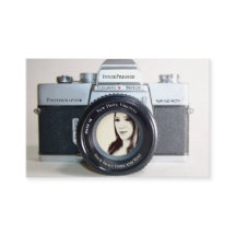 Câmara antiga tirando sua foto para fotógrafos