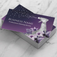 Câmara Limpando Floral Roxo Púrpura de Prata Moder