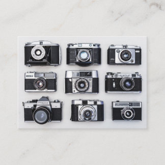 Cartão De Visita Câmara Vintage