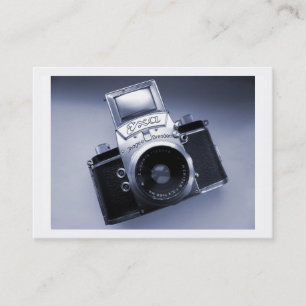 Cartão De Visita Câmara Vintage, Mini Foto