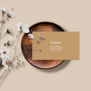 Cartão De Visita Camelo "Elegância do Deserto"