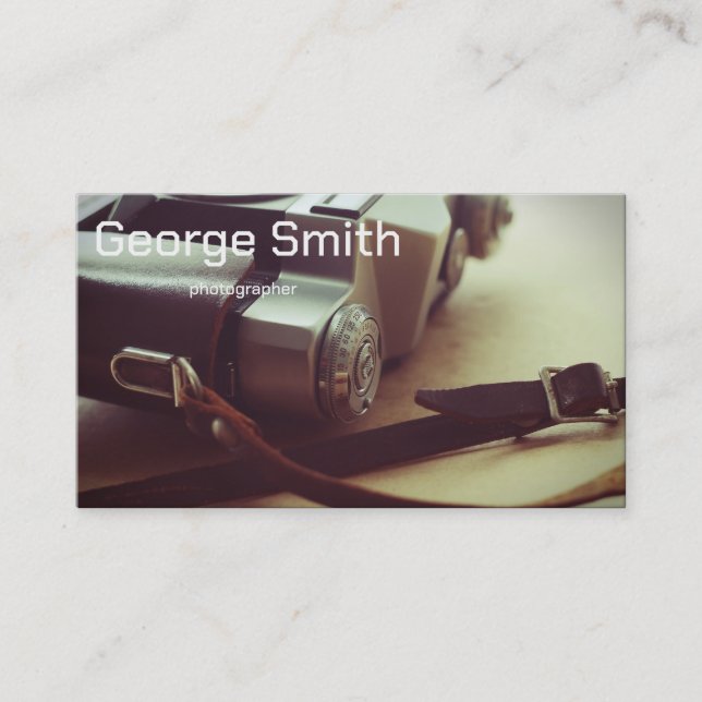 Cartão De Visita Câmera retrorreflectora (Frente)