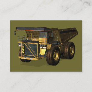 Cartão De Visita Camião basculante gigante