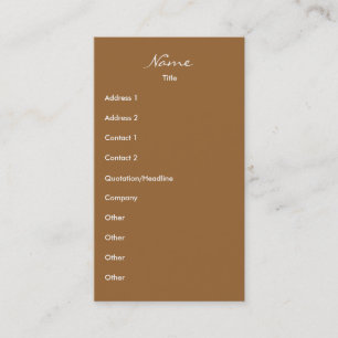 Cartão De Visita Caminhando