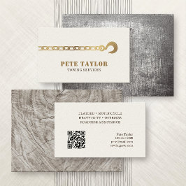 Cartão De Visita Caminhão de reboque