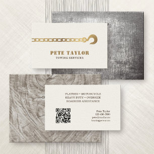 Cartão De Visita Caminhão de reboque