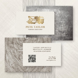Cartão De Visita Caminhão de reboque