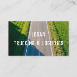 Cartão De Visita Caminhão de Transporte