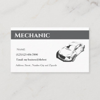 Cartão De Visita camping services editable card