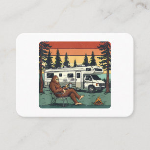 Cartão De Visita Camping Vintage Bigfoot Aventura Motorhome RV