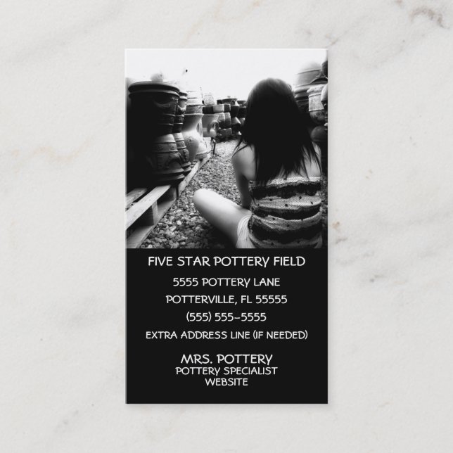 Cartão De Visita Campo de Potência (Frente)