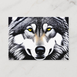 Cartão De Visita Cão Husky Siberiano