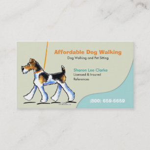Cartão De Visita Cão Walker Pet Business WFT