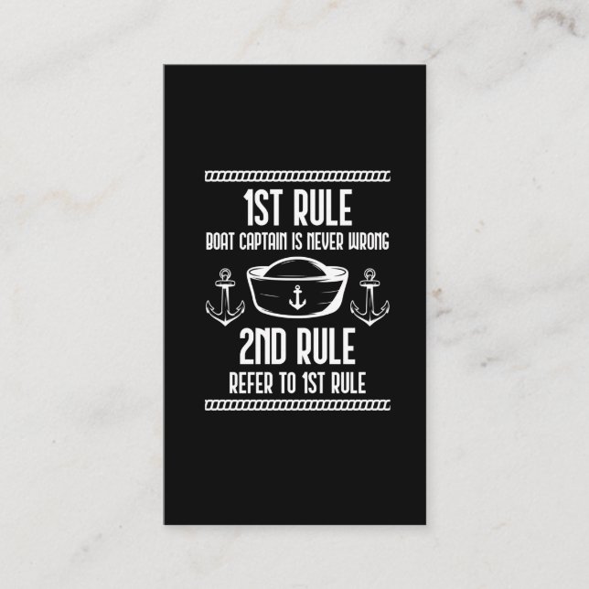 Cartão De Visita Capitão Humor Velejando Marido viciado (Frente)