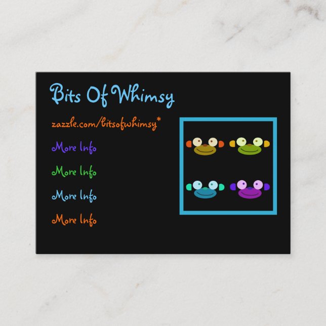 Cartão De Visita Cara do macaco! (Frente)