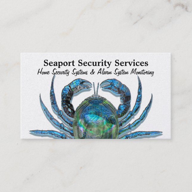 Cartão De Visita Caranguejo robótico no profissional Dourado 3,5" x (Frente)