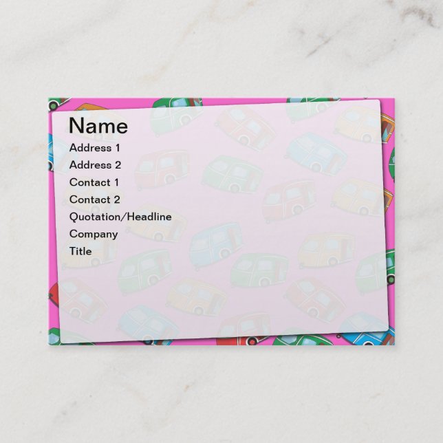 Cartão De Visita Caravanas (Frente)