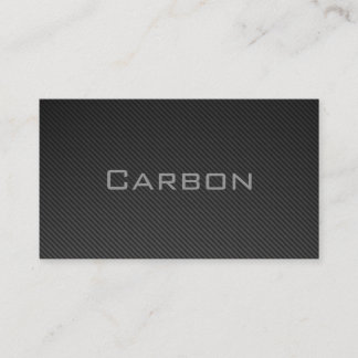 Cartão De Visita Carbon negócio Card