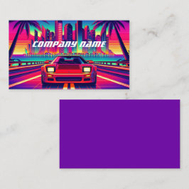 Cartão De Visita Carcaça vermelha em uma cidade tropical