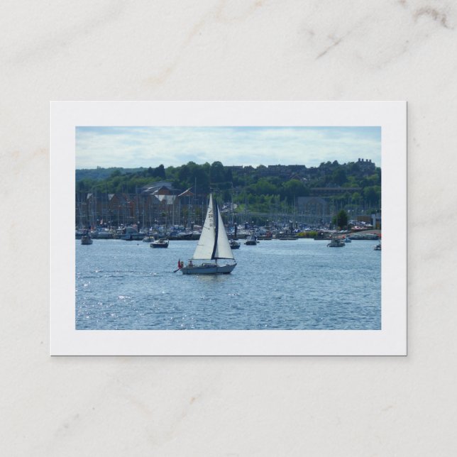 Cartão De Visita Cardiff Marina (bordado) (Frente)