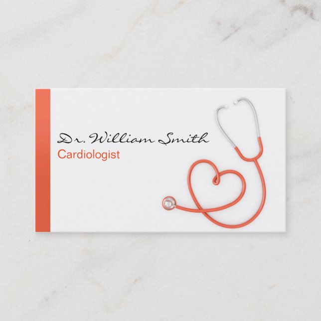 Cartão De Visita Cardiologist (Frente)