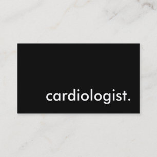Cartão De Visita cardiologista.