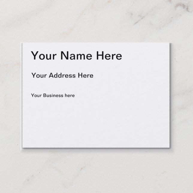 Cartão de visita carnudo (Frente)