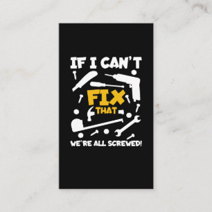 Cartão De Visita Carpenter Dad Craftsman Husband Handyman