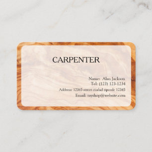 CARTÃO DE VISITA CARPENTER editável