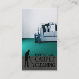 Cartão De Visita Carpet Cleaning Service Business Card