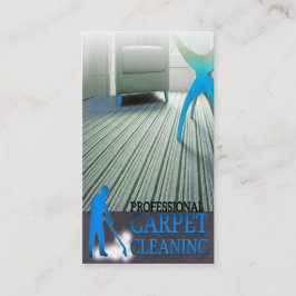 Cartão De Visita Carpet Cleaning Service Business Card