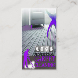 Cartão De Visita Carpet Cleaning Service Business Card