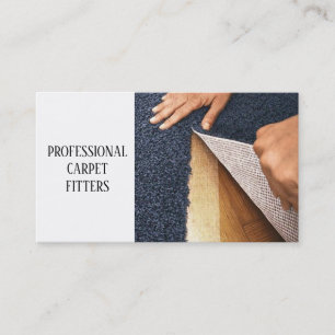Cartão De Visita Carpet Fitter Service Professional