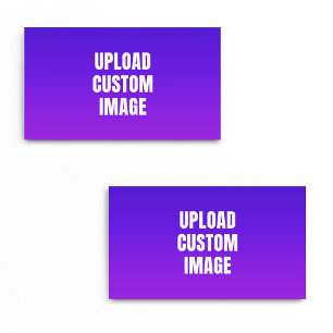 Cartão De Visita Carregar imagem personalizada - Adicione a sua par