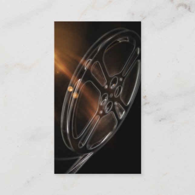 Cartão De Visita Carretel video legal do filme da produção do filme (Frente)