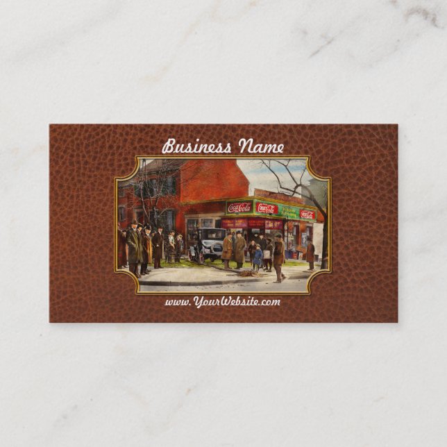 Cartão De Visita Carro - Acidente - Procurando o número um 1921 (Frente)