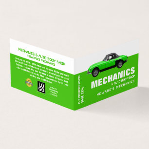 Cartão De Visita Carro Clássico, Mecânico Automático e Reparações,