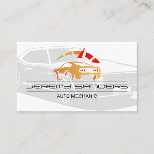 Cartão De Visita Carro Clássico   Peças de Automóvel   Mecânico 