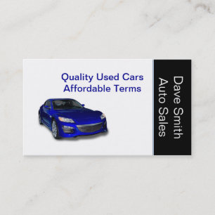 Cartão De Visita Carro Dealer