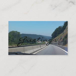 Cartão De Visita Carro Feriado Montanha Europa Áustria Fotografia