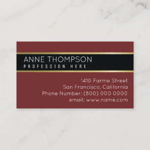 Cartão De Visita cartão_de_negócios básico clássico para qualquer p