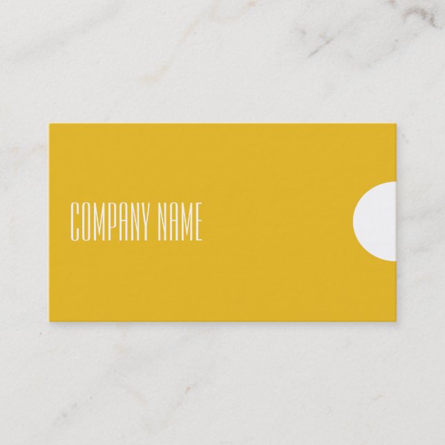Cartão De Visita Cartão-ouro moderno e profissional simples do (Frente)