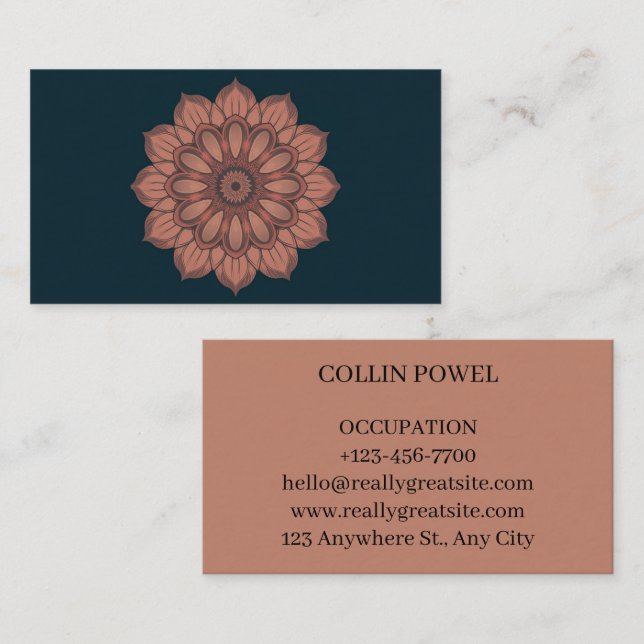 Cartão De Visita carte de visite (Frente/Verso)