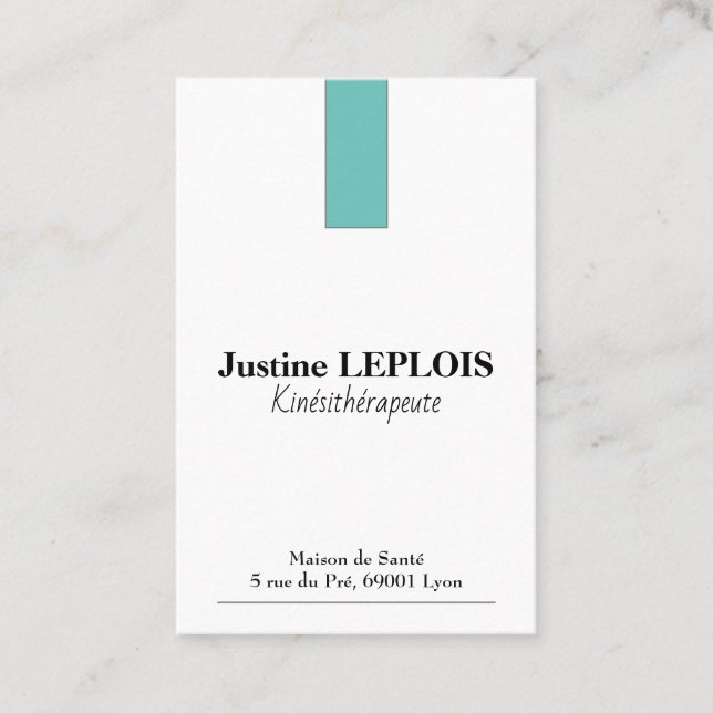 Cartão De Visita Cartes de visite Padrão : 8,5 cm x 5,5 cm (Frente)