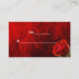Cartão de Visita Cartões de Lugar Rosa Gótico