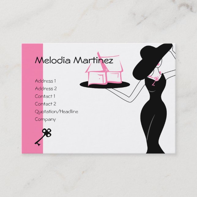 Cartão De Visita Casa e Chave (Frente)